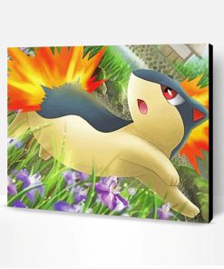 Adorable Cyndaquil Paint By Number