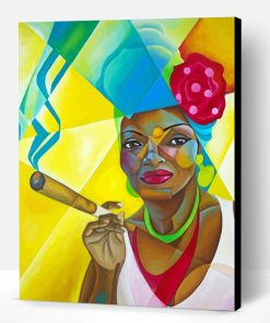 Aesthetic Cuban Woman Paint By Number
