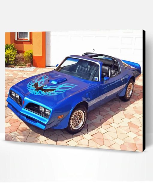 Aesthetic Blue Trans Am Paint By Number