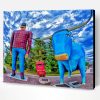 Aesthetic Babe The Blue Ox Paint By Number