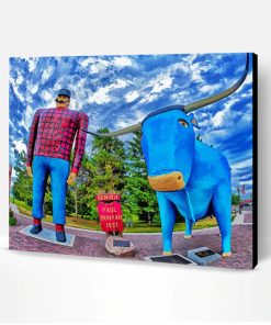 Aesthetic Babe The Blue Ox Paint By Number