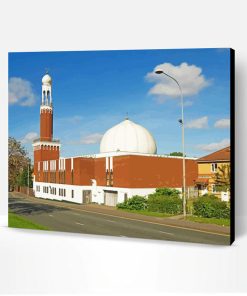 Aesthetic Birmingham Central Mosque Paint By Numbers