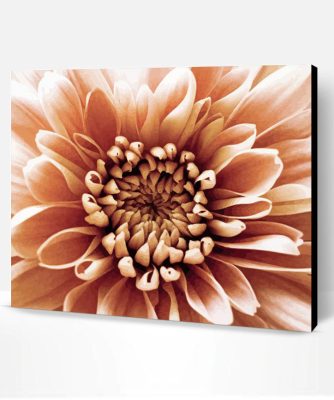 Aesthetic Brown Flower Paint By Number