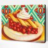 Aesthetic Cherry Pie Food Paint By Numbers