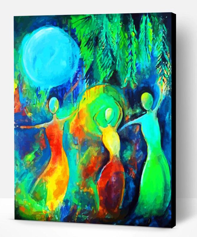 Aesthetic Dance Abstract Paint By Numbers