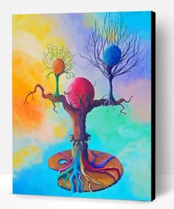 Aesthetic Family Tree Art Paint By Number