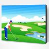 Aesthetic Golf Guy Paint By Number