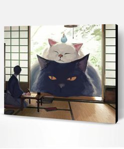 Aesthetic Japanese Giant Cats Paint By Number