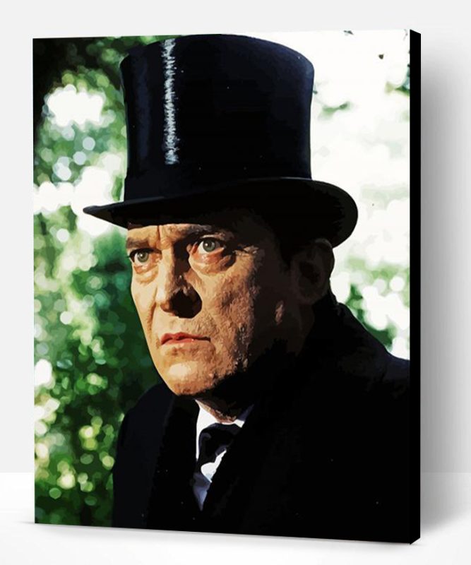 Aesthetic Jeremy Brett illustration Paint By Numbers