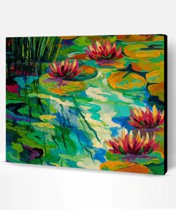Aesthetic Lily Pond Paint By Number