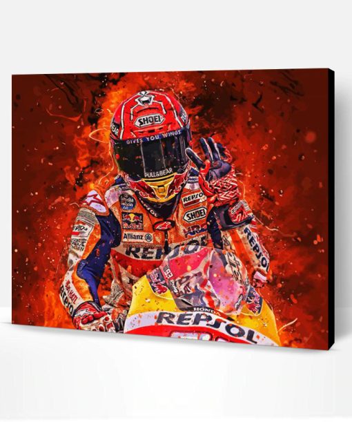 Aesthetic Marc Marquez Art Paint By Number