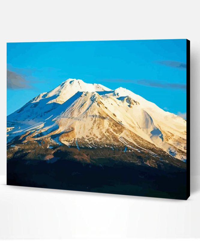 Aesthetic Mt Shasta Paint By Number
