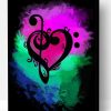 Aesthetic Music Heart Paint By Number