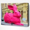 Aesthetic Pink Rabbit Paint By Number