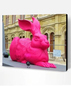 Aesthetic Pink Rabbit Paint By Number