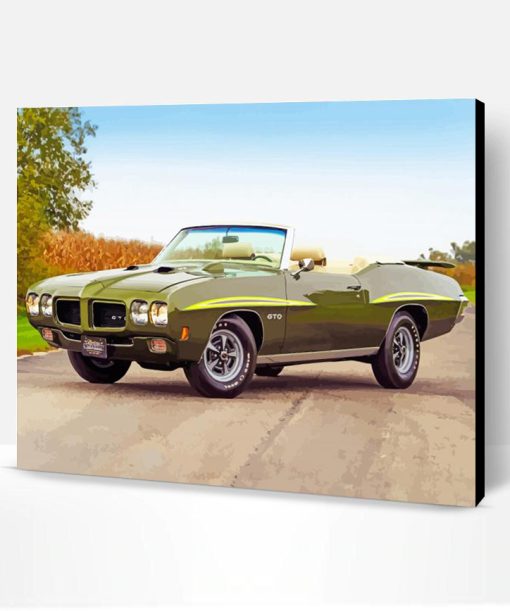 Aesthetic Pontiac 1970 Gto Car Paint By Number