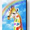 Aesthetic Rainbow Giraffe Paint By Number