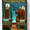 Aesthetic Retro New York Paint By Number