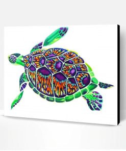 Aesthetic Ridley Sea Turtle Art Paint By Number