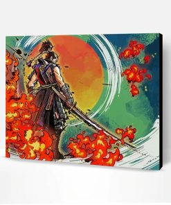 Aesthetic Samurai Warriors Video Game Paint By Number