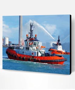 Aesthetic Tug Boats Paint By Number