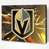 Aesthetic Vegas Golden Knights Logo Paint By Number