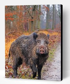 Aesthetic Wild Boar Paint By Numbers
