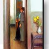 Aesthetic Woman In Doorway Art Paint By Number