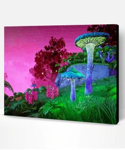 Aesthetic Fantasy Forest Paint By Numbers