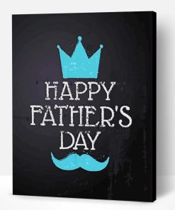 Aesthetic Fathers Day Quote Paint By Number