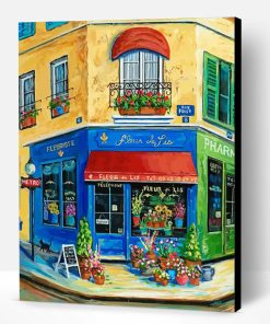 Aesthetic French Shop Art Paint By Number