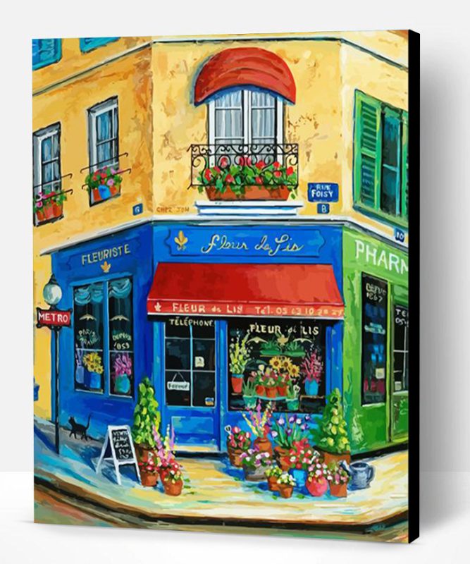 Aesthetic French Shop Art Paint By Number