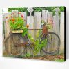 Aesthetic Garden And Bicycle Art Paint By Number