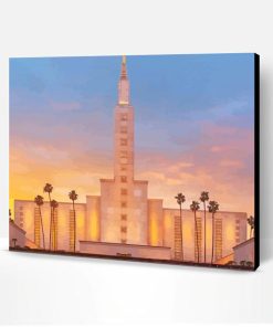 Aesthetic Los Angeles Temple Paint By Number