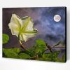 Aesthetic Moon Flower Art Paint By Number