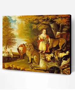 Aesthetic Peaceable Kingdom Art Paint By Numbers
