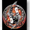 Aesthetic Ying Yang Koi Paint By Number