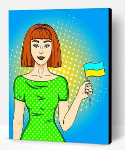 Aesthetic Young Ukrainian Girl Paint By Number