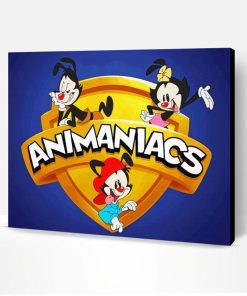 Animaniacs Cartoon Poster Paint By Number