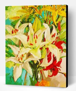 Artistic Lilies Paint By Number