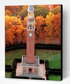 Autumn Bell Tower UNC Paint By Number