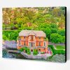 Beautiful Italian Villa on The Lake Paint By Numbers