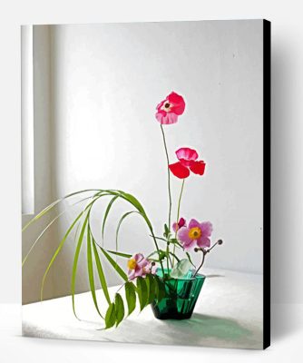 Beautiful Ikebana Flower Paint By Number