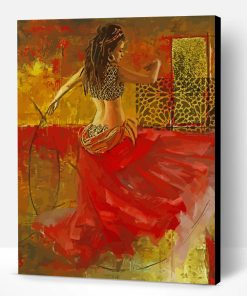 Belly Dancer Art Paint By Numbers