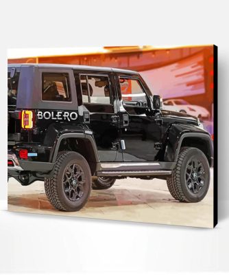 Black Bolero Car Paint By Number