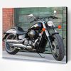 Black Honda Shadow Paint By Number