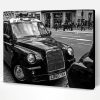 Black And White London Black Cab Paint By Number