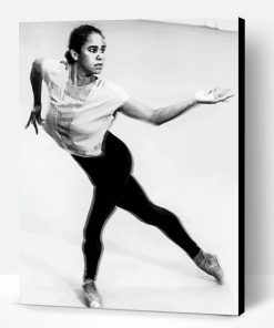 Black And White Misty Copeland Art Paint By Numbers