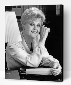 Black And White Murder She Wrote Character Paint By Number