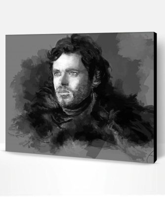 Black And White Robb Stark Art Paint By Number